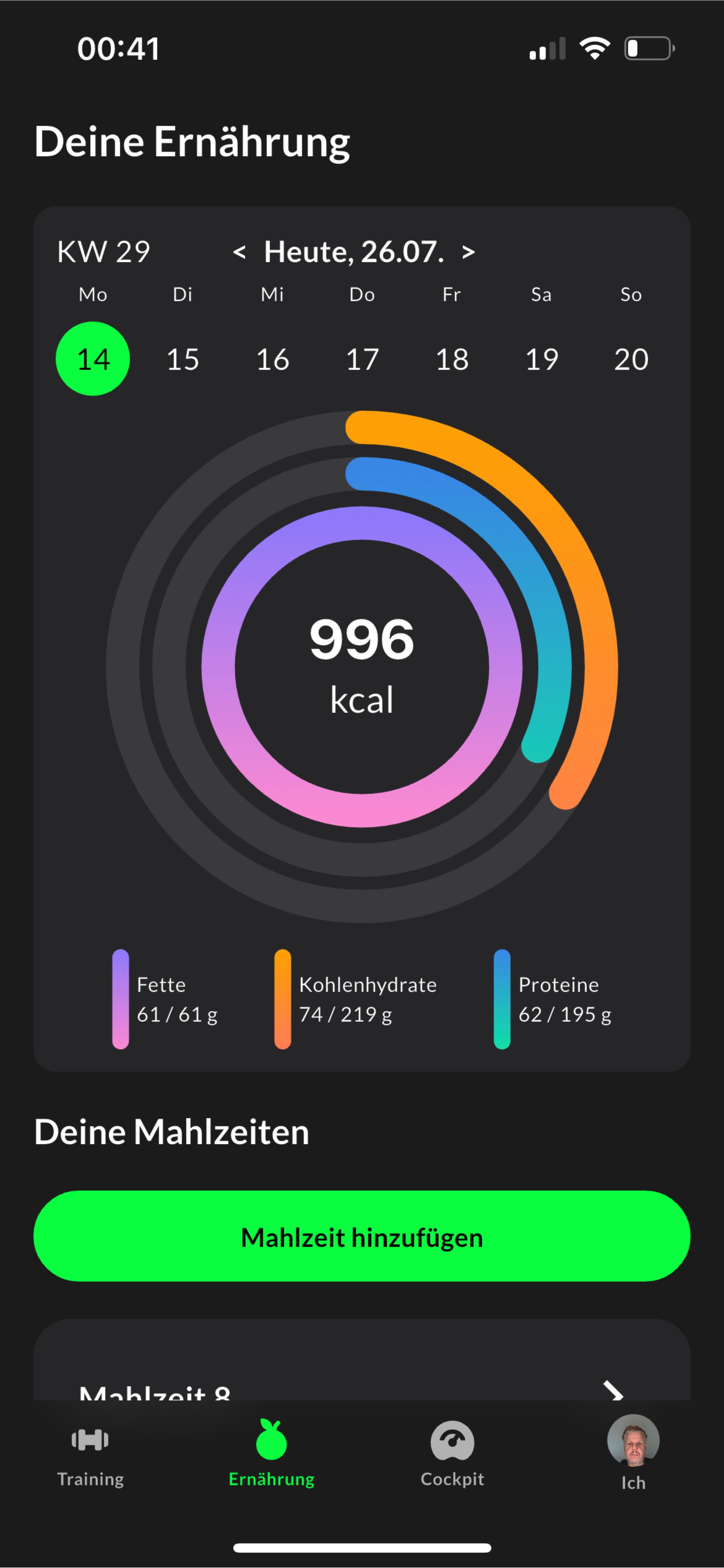 App Athlory Nutricao